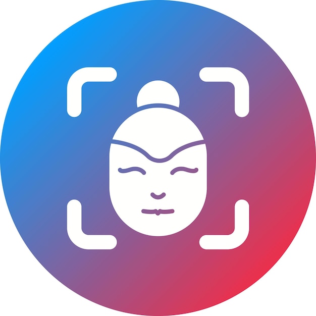 La imagen vectorial del icono de las nuevas caras se puede utilizar para la agencia de modelos