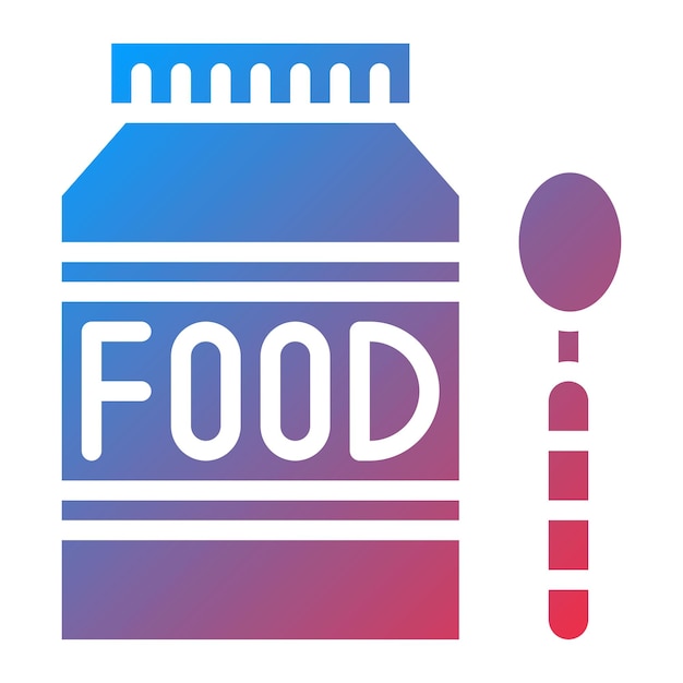 Imagen vectorial del icono de nutrición del bebé Se puede utilizar para la maternidad