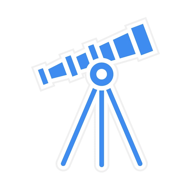 Imagen vectorial de icono de observación de estrellas Se puede usar para aplicaciones de citas
