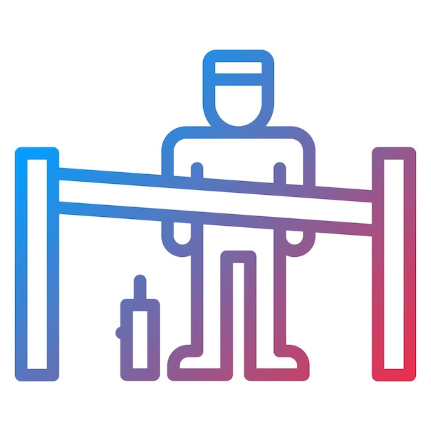 Imagen vectorial del icono del obstáculo Se puede utilizar para la interrupción del negocio