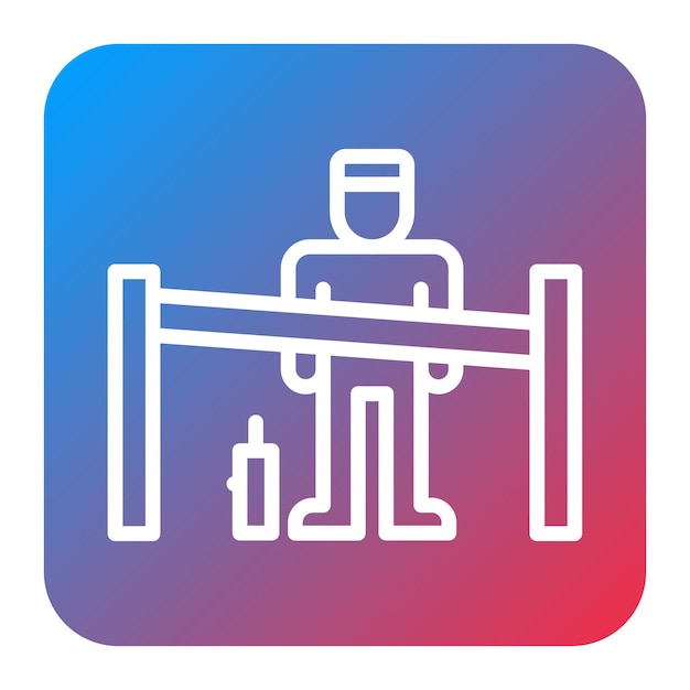 Imagen vectorial del icono del obstáculo Se puede utilizar para la interrupción del negocio