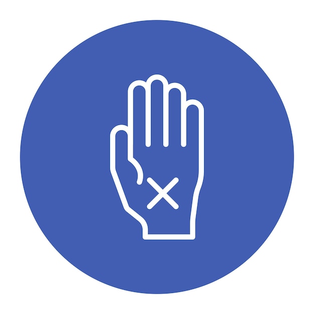 Imagen vectorial del icono de obstrucción Se puede utilizar para la interrupción del negocio