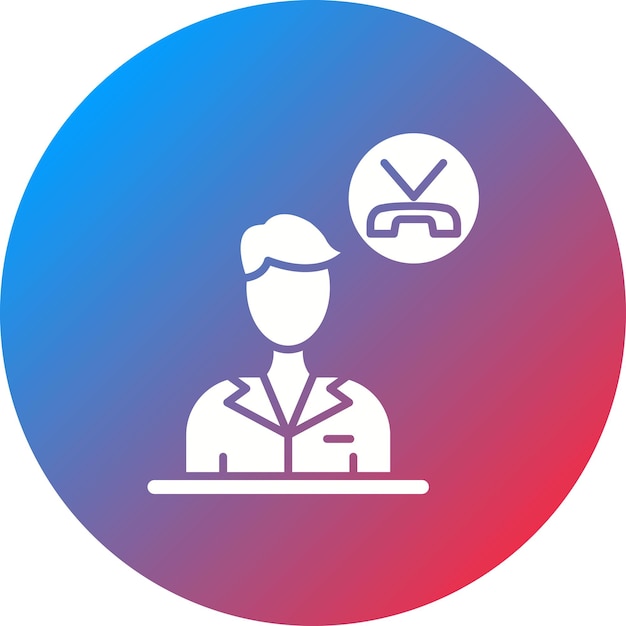 Imagen vectorial de icono ocupado Se puede utilizar para la inteligencia emocional