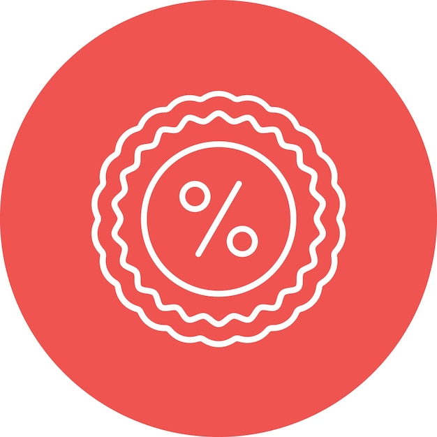 Imagen vectorial del icono de la oferta Se puede utilizar para el viernes de compras