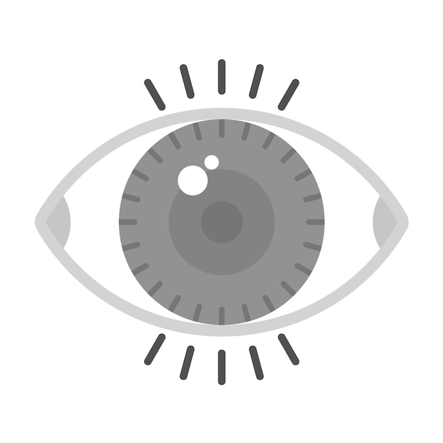 La imagen vectorial del icono de los ojos se puede utilizar para la medicina