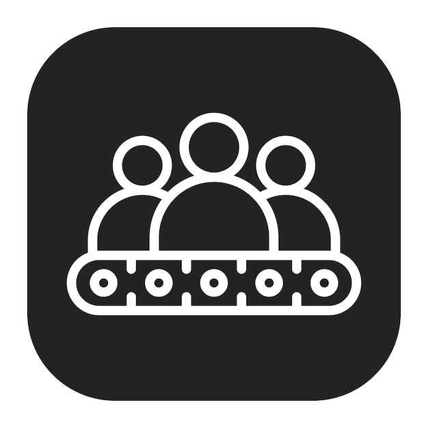 Imagen vectorial del icono del oleoducto candidato Puede utilizarse para la caza de cabezas