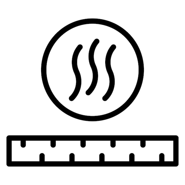 La imagen vectorial del icono de olor se puede utilizar para las características de la tela