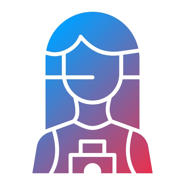 Imagen vectorial del icono del operador de la cámara Se puede utilizar para el periodismo