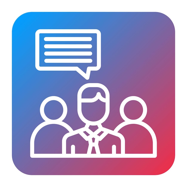 Imagen vectorial de icono de opinión de expertos Se puede utilizar para el liderazgo de pensamiento
