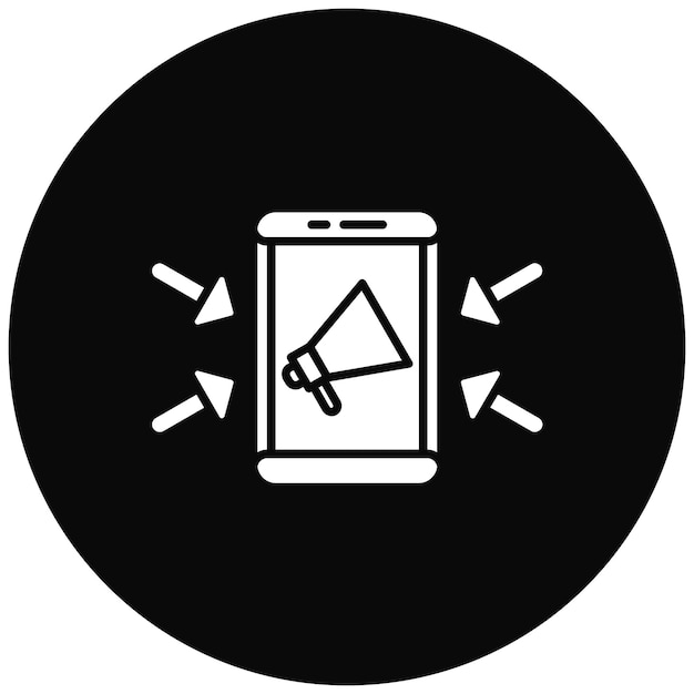 Imagen vectorial de icono de optimización de anuncios Se puede utilizar para la agencia de redes sociales