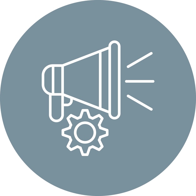 Imagen vectorial de icono de optimización de campaña Se puede usar para Digital Nomad