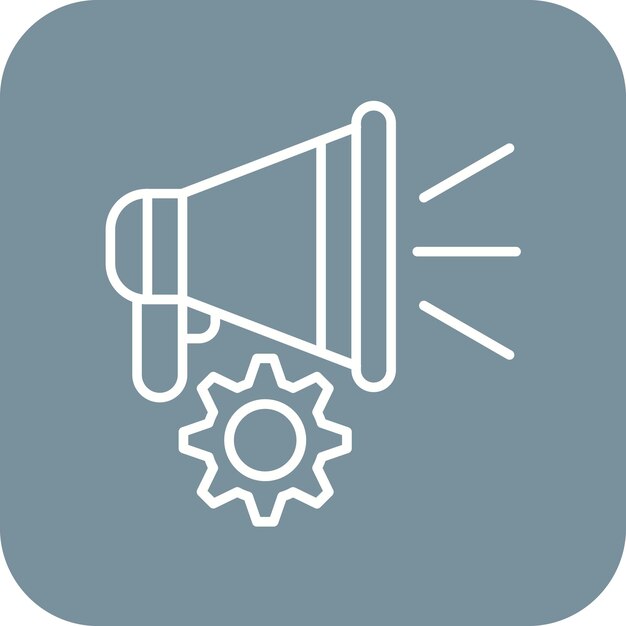 Imagen vectorial de icono de optimización de campaña Se puede usar para Digital Nomad