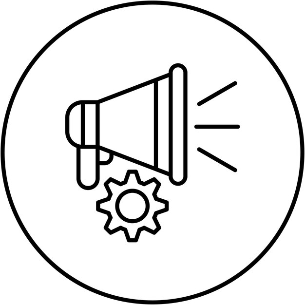 Imagen vectorial de icono de optimización de campaña Se puede usar para Digital Nomad