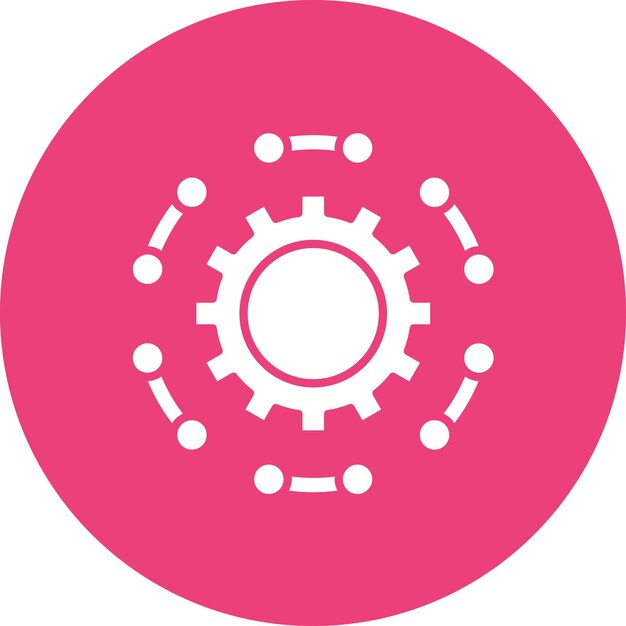 Imagen vectorial de icono de optimización Se puede utilizar para Big Data