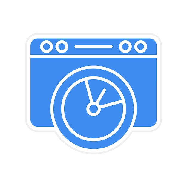 La imagen vectorial del icono de optimización se puede utilizar para Digital Nomad
