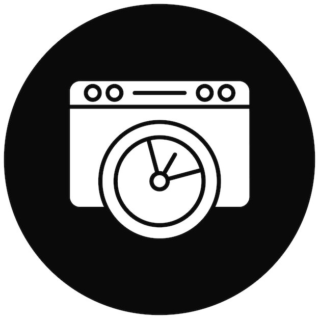 La imagen vectorial del icono de optimización se puede utilizar para Digital Nomad