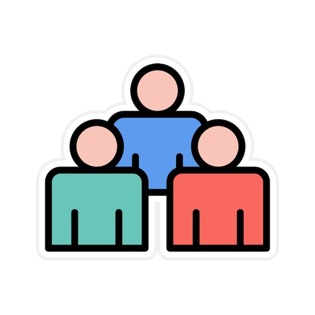 Imagen vectorial del icono de la organización del evento Se puede utilizar para eventos de premios
