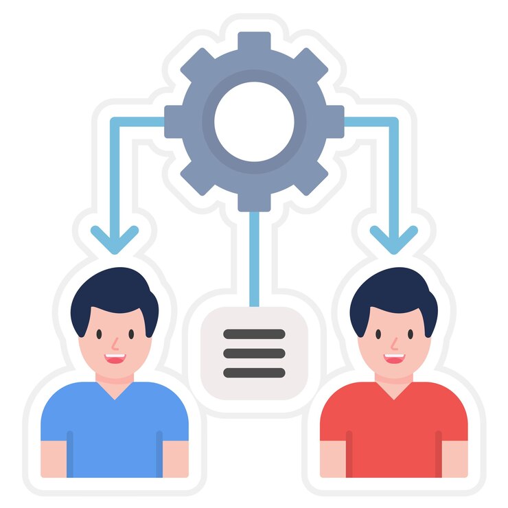 Vector imagen vectorial del icono de la organización se puede utilizar para la productividad
