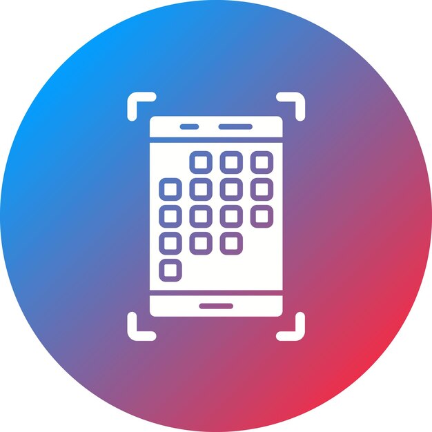 Imagen vectorial del icono de la organización de tareas de la aplicación Se puede utilizar para negocios basados en el hogar