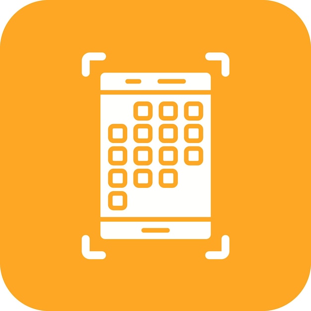 Imagen vectorial del icono de la organización de tareas de la aplicación Se puede utilizar para negocios basados en el hogar