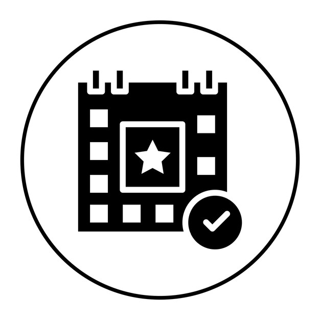 Imagen vectorial del icono del organizador del evento Se puede usar para el boliche