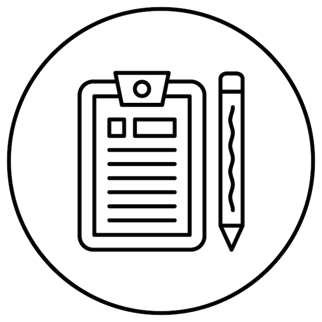Imagen vectorial del icono del organizador Se puede utilizar para el marketing web