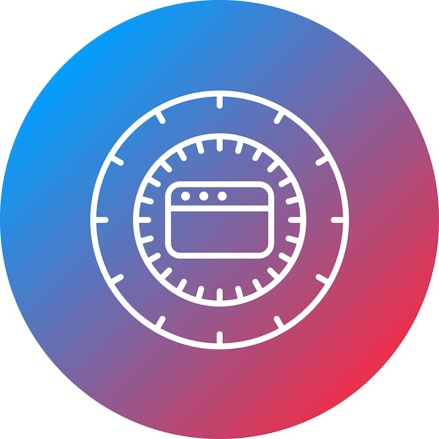 Imagen vectorial de icono de orientación contextual Se puede utilizar para la agencia de medios sociales