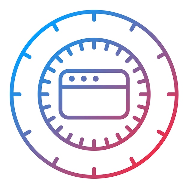Imagen vectorial de icono de orientación contextual Se puede utilizar para la agencia de medios sociales