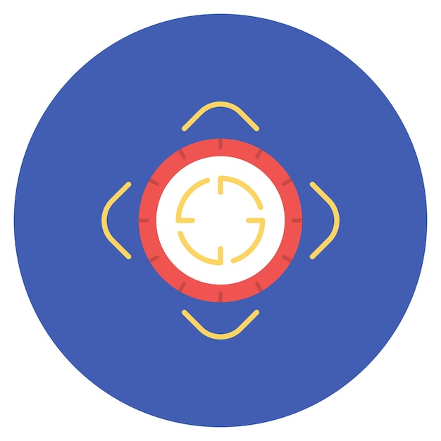 Imagen vectorial de icono de orientación Se puede utilizar para el marketing digital