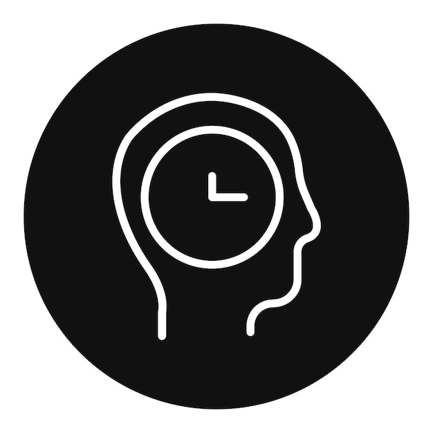 Imagen vectorial del icono del paciente Se puede utilizar para el crecimiento personal