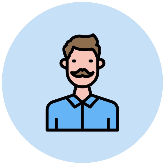 Imagen vectorial del icono del padre Se puede utilizar para la maternidad
