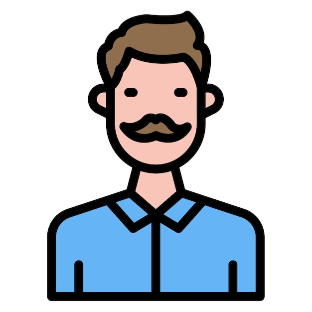 Imagen vectorial del icono del padre Se puede utilizar para la maternidad