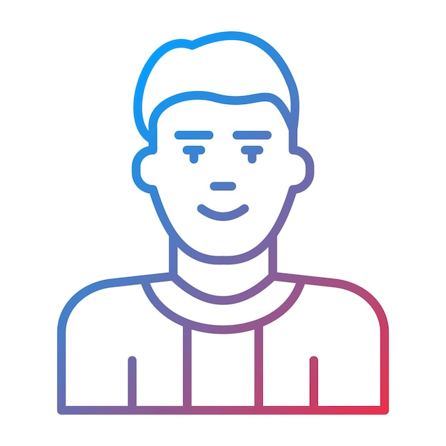 La imagen vectorial del icono del padre se puede utilizar para la vida familiar