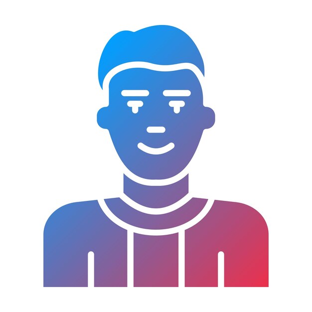 La imagen vectorial del icono del padre se puede utilizar para la vida familiar