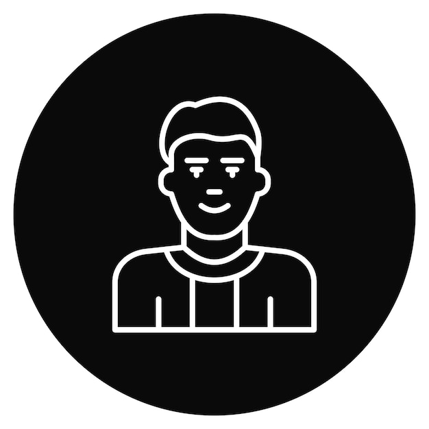 La imagen vectorial del icono del padre se puede utilizar para la vida familiar