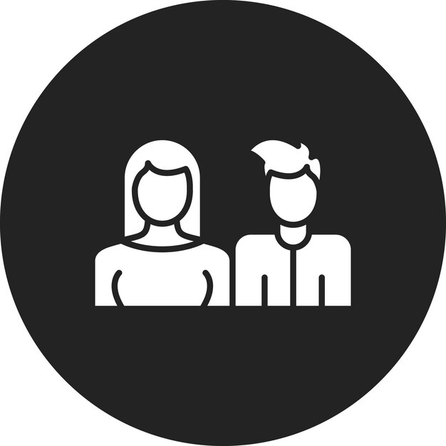 Imagen vectorial del icono de los padres Se puede utilizar para la limpieza de la casa