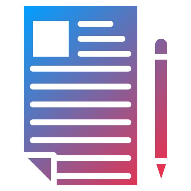 Imagen vectorial del icono de la página Se puede usar para el Día de la Libertad de Prensa