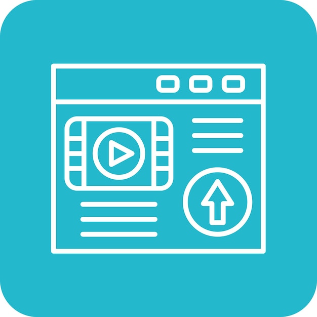 Imagen vectorial de icono de página web Puede utilizarse para SEO y SEM