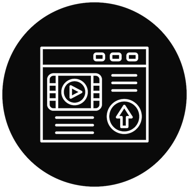 Imagen vectorial de icono de página web Puede utilizarse para SEO y SEM