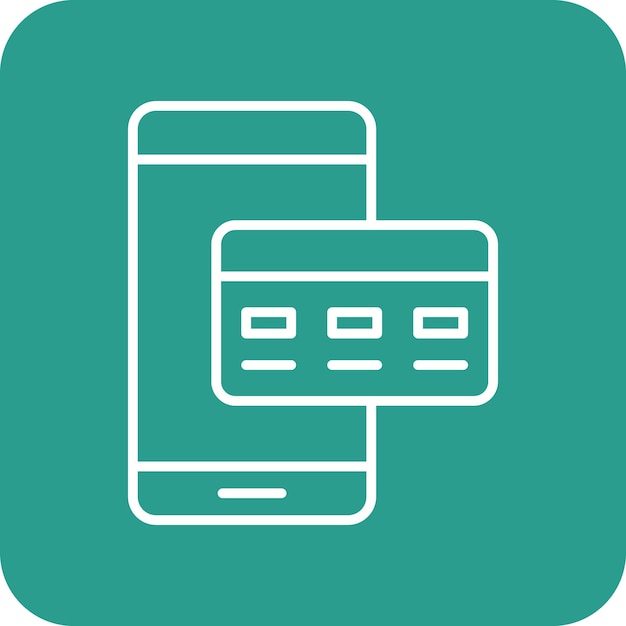 Imagen vectorial del icono de pago en efectivo en línea Se puede utilizar para el comercio electrónico