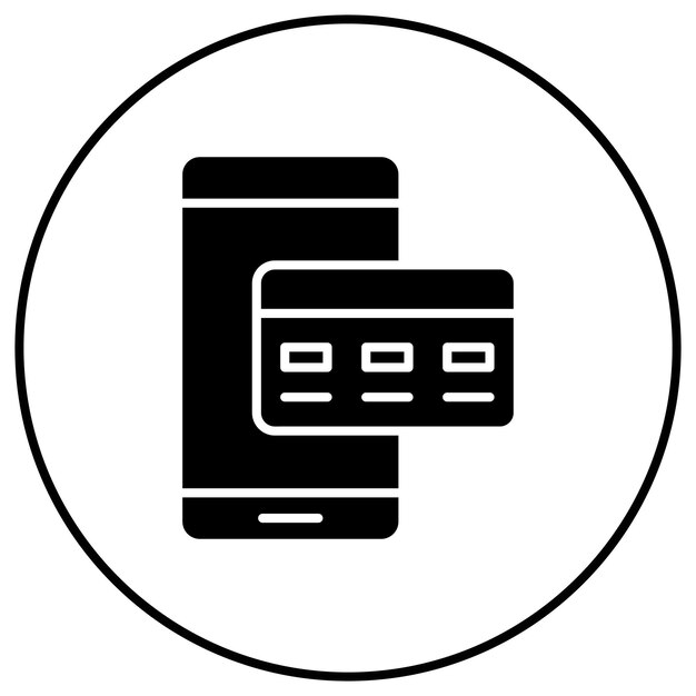 Imagen vectorial del icono de pago en efectivo en línea Se puede utilizar para el comercio electrónico