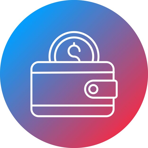La imagen vectorial del icono de pago en efectivo se puede utilizar para el Cyber Monday