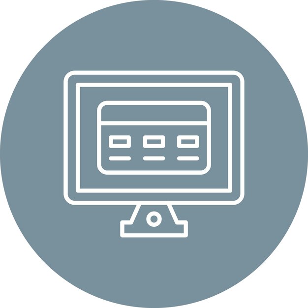 Imagen vectorial del icono de pago electrónico Puede utilizarse para el comercio electrónico