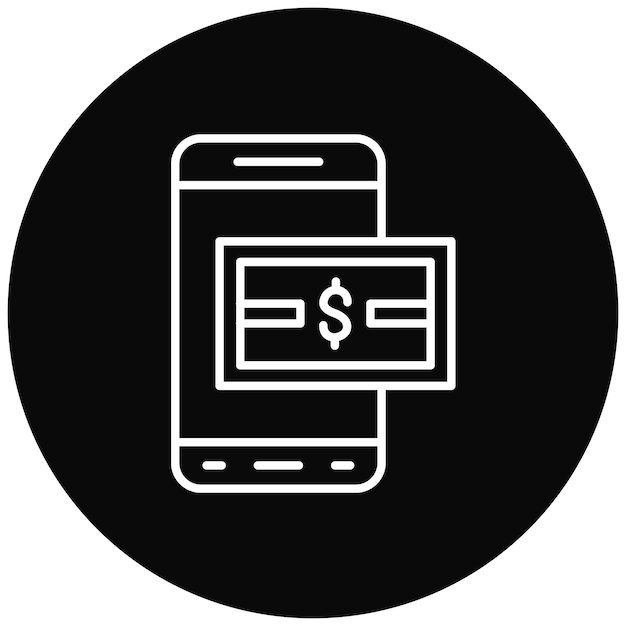 Imagen vectorial del ícono de pago enviado Puede utilizarse para la contabilidad