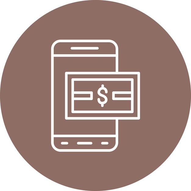 Imagen vectorial del ícono de pago enviado Puede utilizarse para la contabilidad