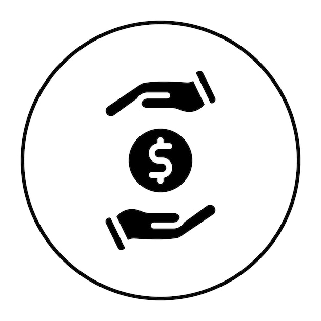 Imagen vectorial del icono de pago inicial Se puede utilizar para concesionarios de automóviles