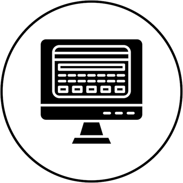 Imagen vectorial de icono de pago en línea Se puede utilizar para compras y comercio electrónico