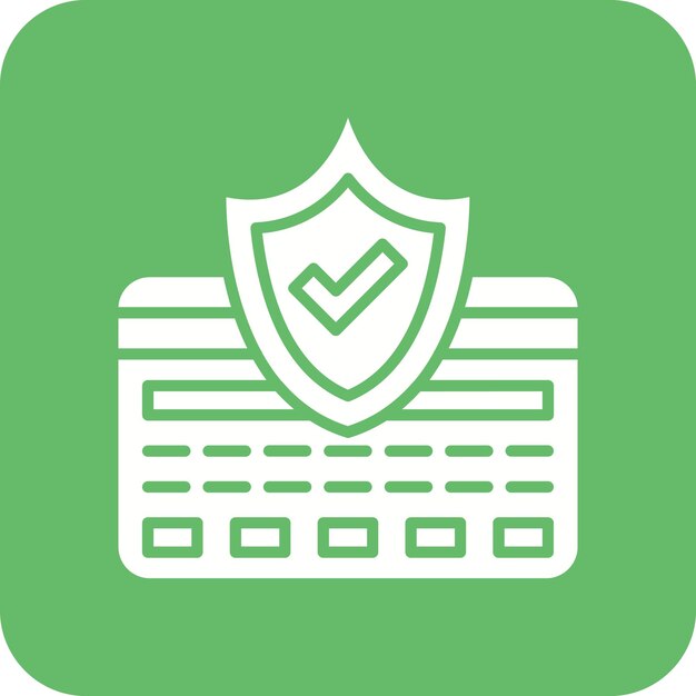 Imagen vectorial de icono de pago seguro Se puede utilizar para compras y comercio electrónico