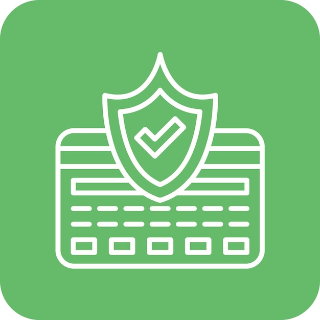 Imagen vectorial de icono de pago seguro Se puede utilizar para compras y comercio electrónico