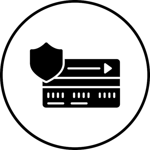 Imagen vectorial de icono de pago seguro Se puede utilizar para la tienda web